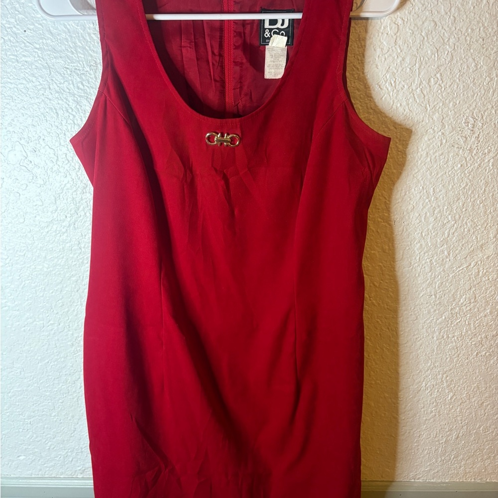 Vintage DJ & Co. by Dawn Joy Red Sheath Dress – Size 8
